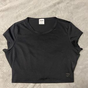 Gymshark, Black Crop Top